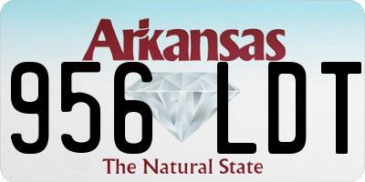 AR license plate 956LDT