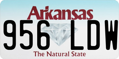 AR license plate 956LDW
