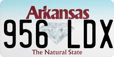 AR license plate 956LDX