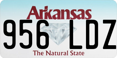 AR license plate 956LDZ