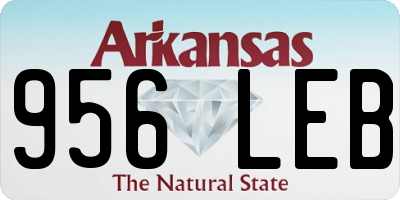 AR license plate 956LEB
