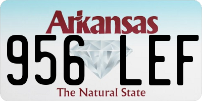 AR license plate 956LEF