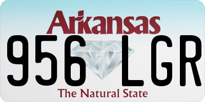 AR license plate 956LGR