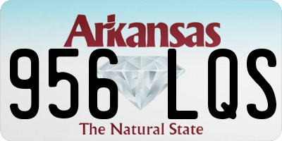 AR license plate 956LQS