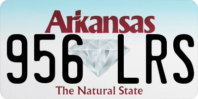 AR license plate 956LRS