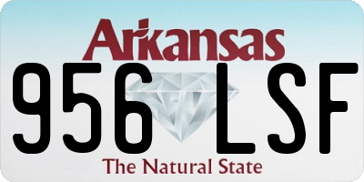 AR license plate 956LSF