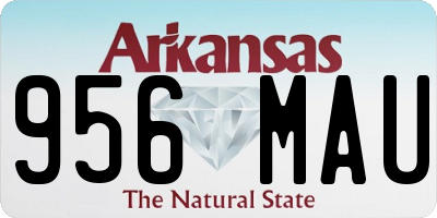 AR license plate 956MAU