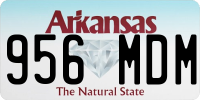 AR license plate 956MDM
