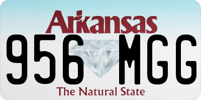 AR license plate 956MGG