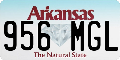 AR license plate 956MGL