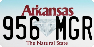AR license plate 956MGR