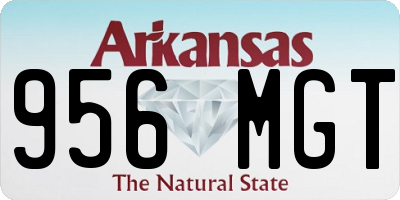 AR license plate 956MGT
