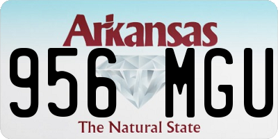 AR license plate 956MGU