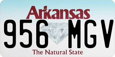 AR license plate 956MGV