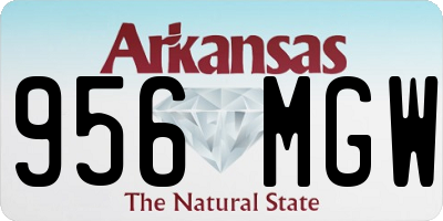 AR license plate 956MGW
