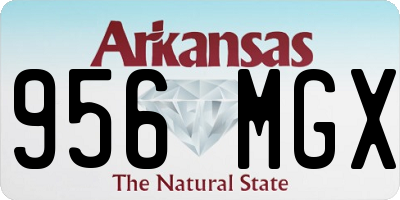 AR license plate 956MGX