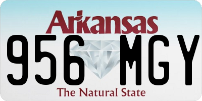 AR license plate 956MGY