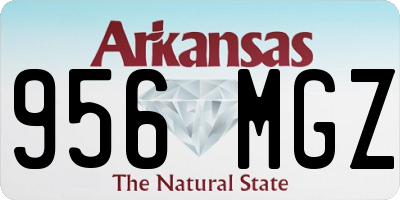 AR license plate 956MGZ