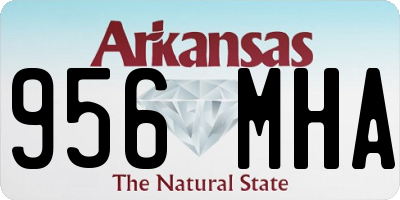 AR license plate 956MHA