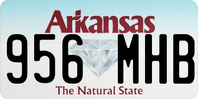 AR license plate 956MHB