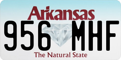 AR license plate 956MHF