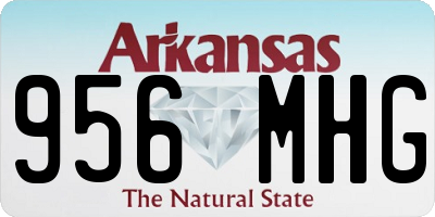 AR license plate 956MHG