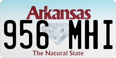 AR license plate 956MHI
