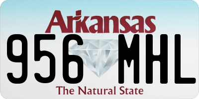 AR license plate 956MHL