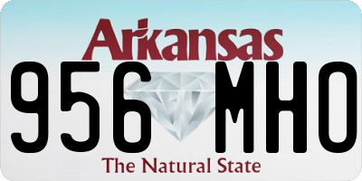 AR license plate 956MHO
