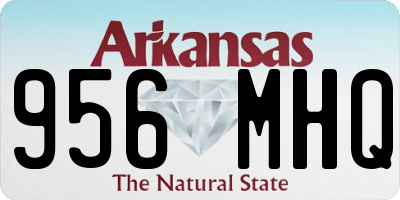 AR license plate 956MHQ