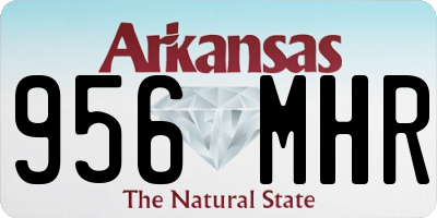 AR license plate 956MHR