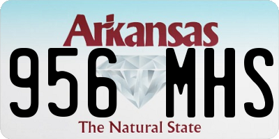 AR license plate 956MHS