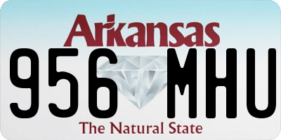 AR license plate 956MHU