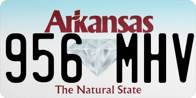 AR license plate 956MHV