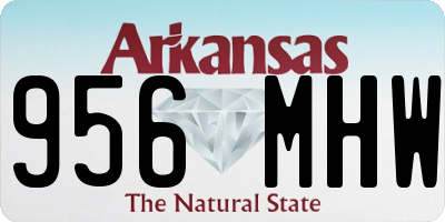 AR license plate 956MHW