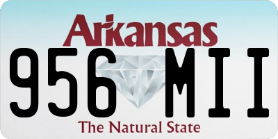 AR license plate 956MII