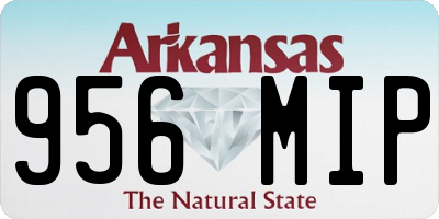 AR license plate 956MIP