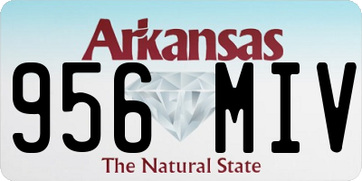 AR license plate 956MIV