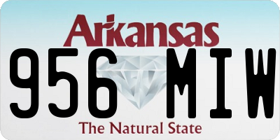 AR license plate 956MIW