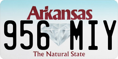 AR license plate 956MIY