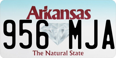 AR license plate 956MJA