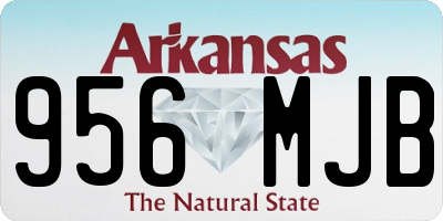 AR license plate 956MJB
