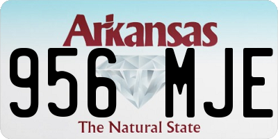 AR license plate 956MJE