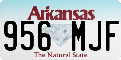 AR license plate 956MJF