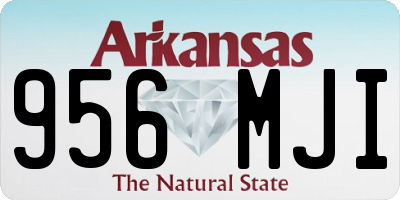 AR license plate 956MJI