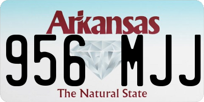 AR license plate 956MJJ