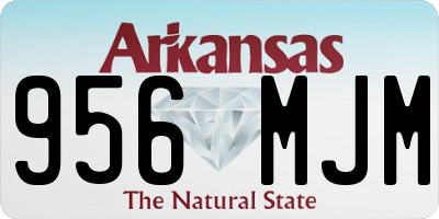 AR license plate 956MJM