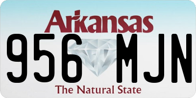 AR license plate 956MJN