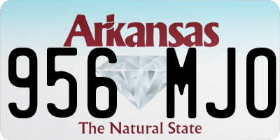 AR license plate 956MJO