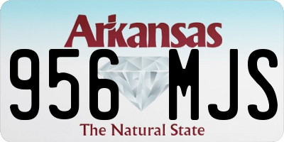 AR license plate 956MJS